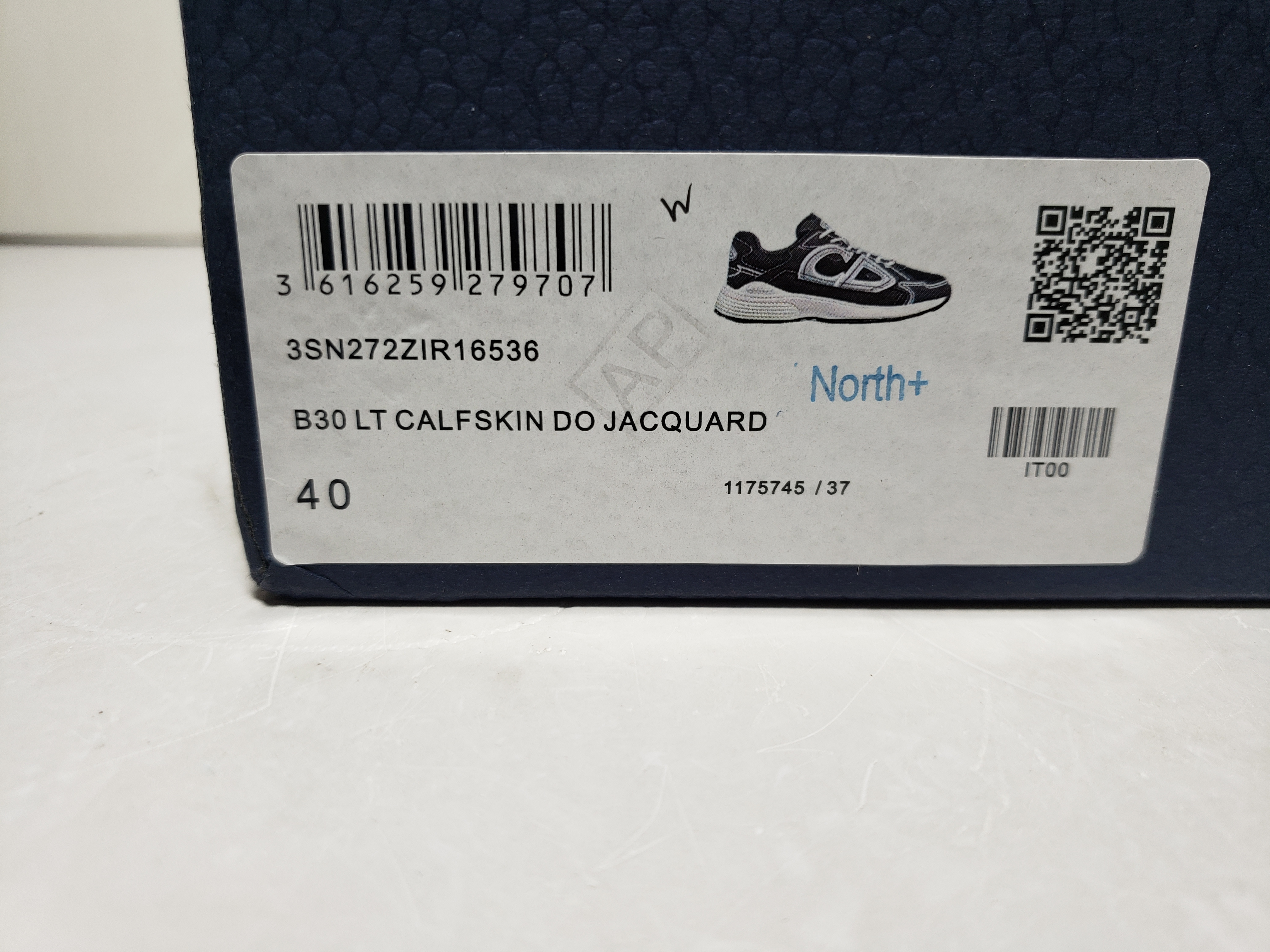 PKGoden Dior Light Grey B30 Sneakers Black Coffee Color ,3SN279ZND-H969