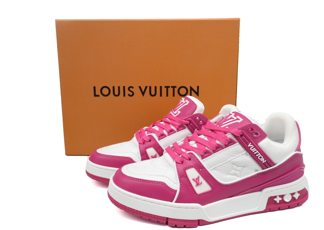 LOUIS VUITTON Trainer Rose Red
