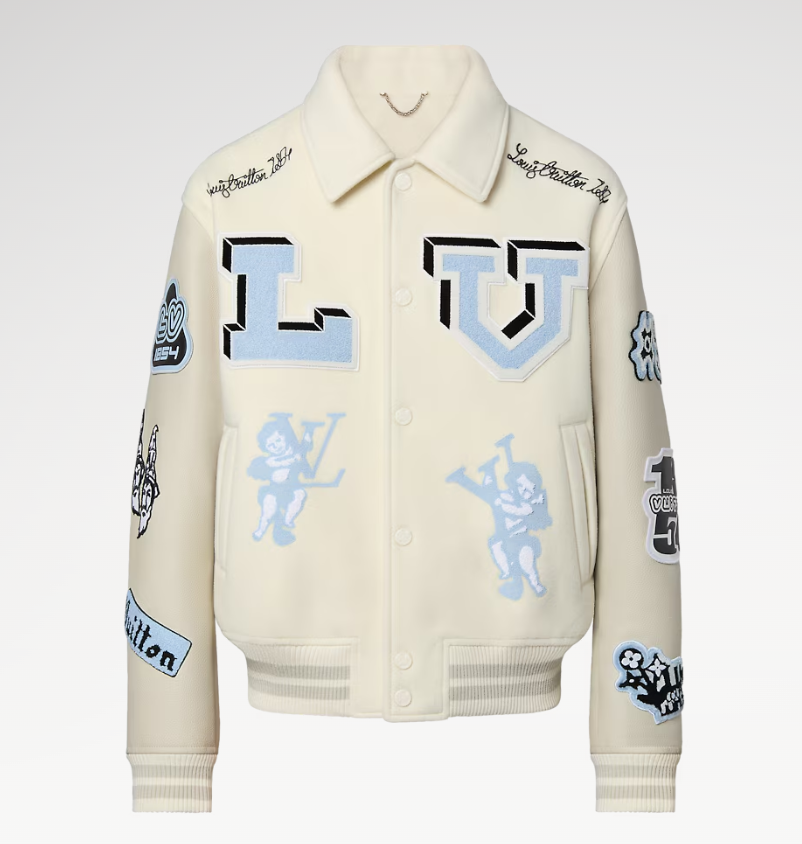 Louis Vuitton Bunny Cream Varsity Jacket