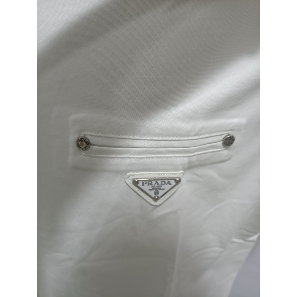 Prada chest limited fake pocket short sleeve T-Shirts