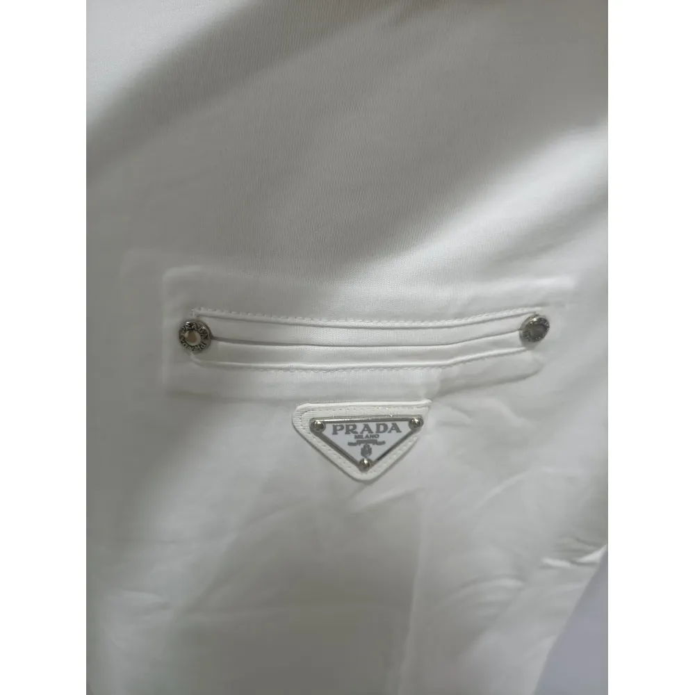 Prada chest limited fake pocket short sleeve T-Shirts