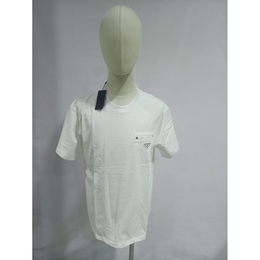 Prada chest limited fake pocket short sleeve T-Shirts