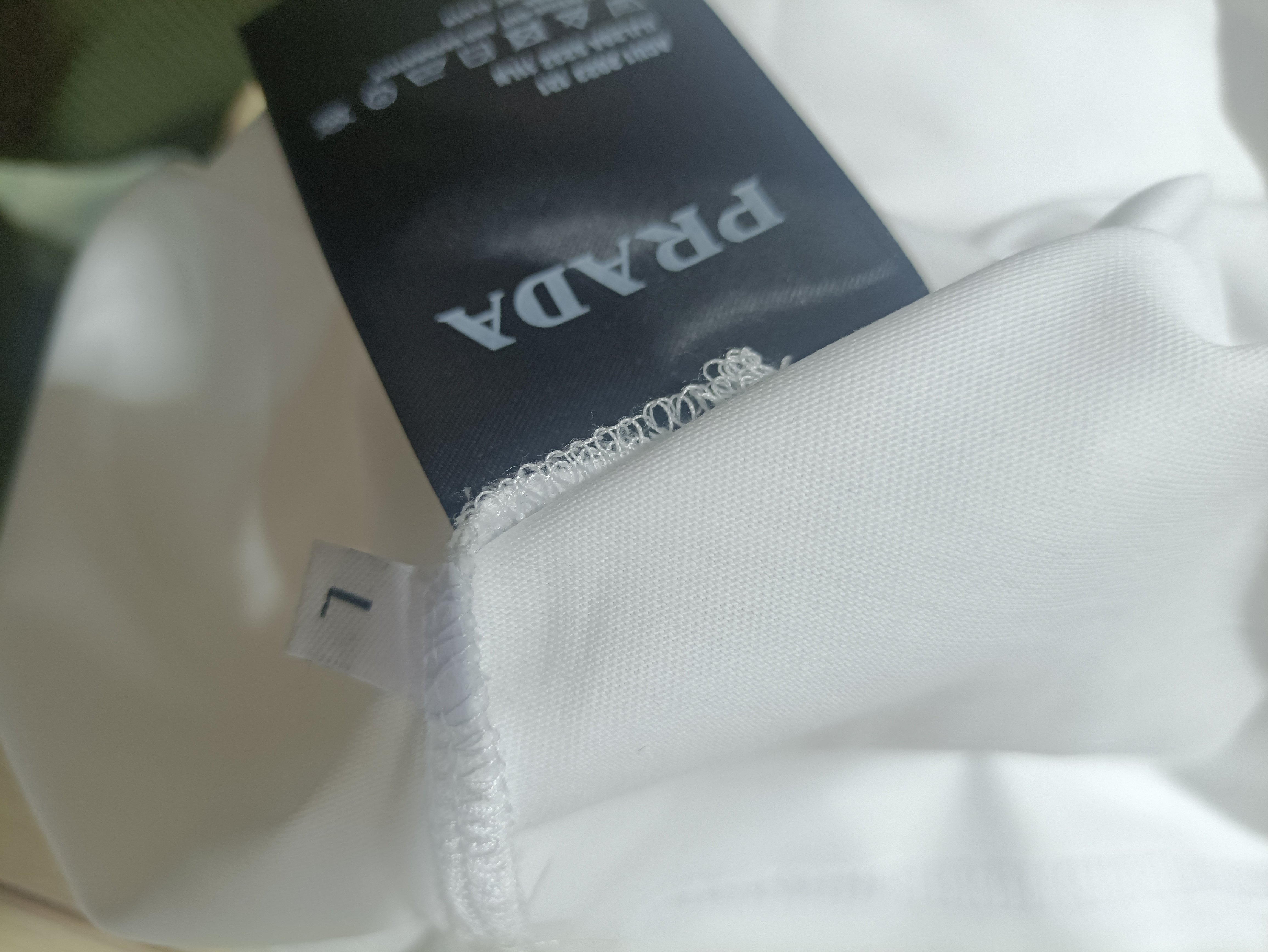 Prada chest limited fake pocket short sleeve T-Shirts