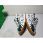 PKGoden Bottega Veneta Orbit low cut casual running shoes Silver