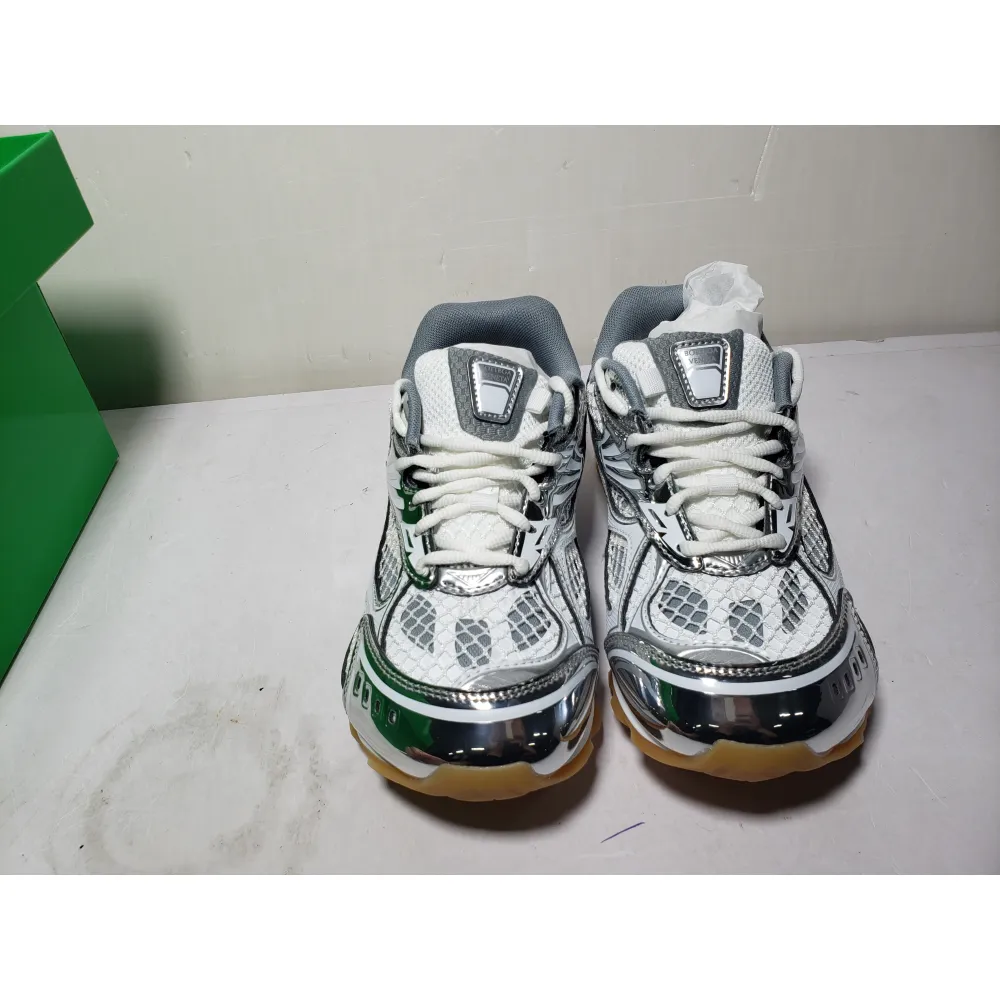 PKGoden Bottega Veneta Orbit low cut casual running shoes Silver