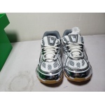 PKGoden Bottega Veneta Orbit low cut casual running shoes Silver