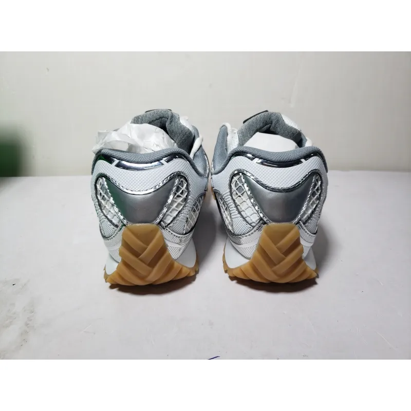 Replica Bottega Veneta Orbit low cut casual running shoes Silver