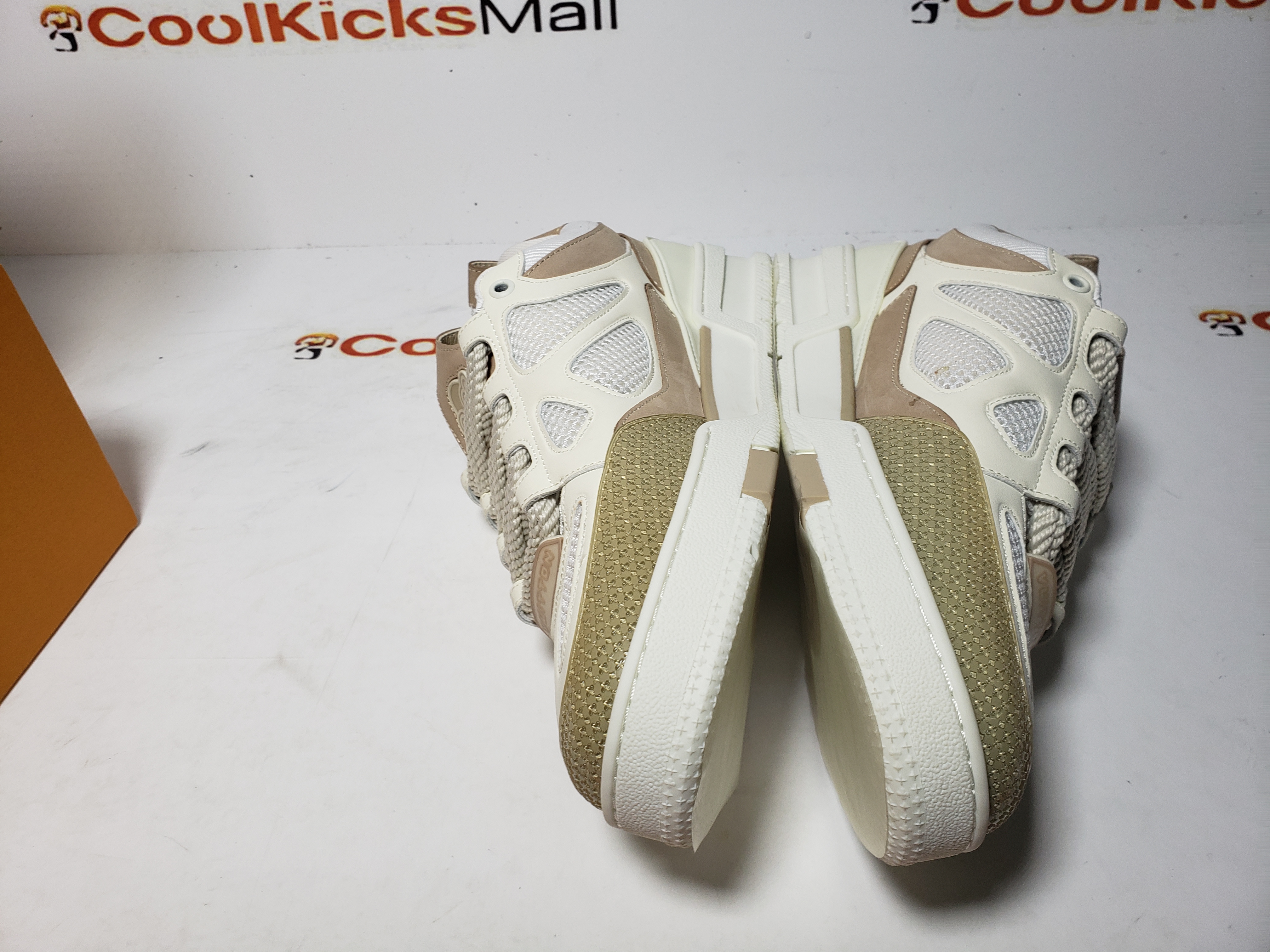 Replica Louis Vuitton Leather lace up Fashionable Board Shoes Grey,51BCOLRB