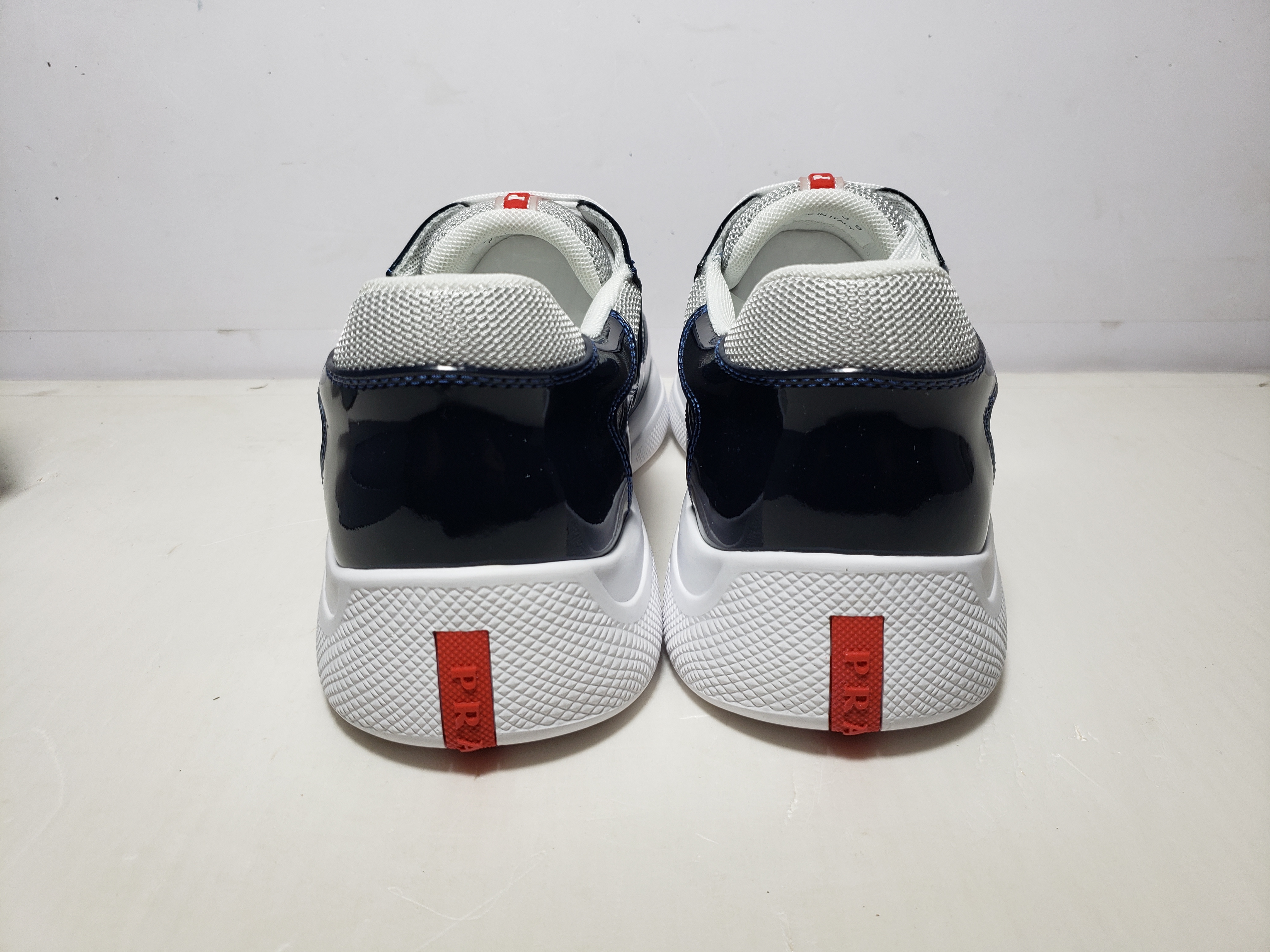 Replica Prada America's Cup low-top Sneakers Navy Blue