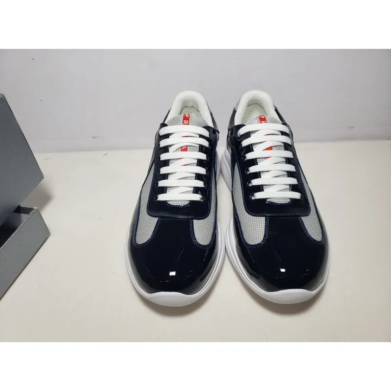 Replica Prada America's Cup low-top Sneakers Navy Blue
