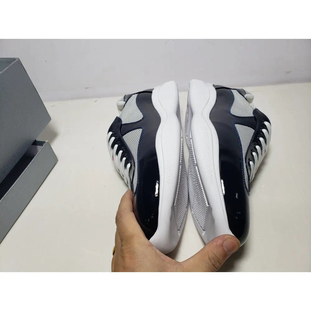 Replica Prada America's Cup low-top Sneakers Navy Blue