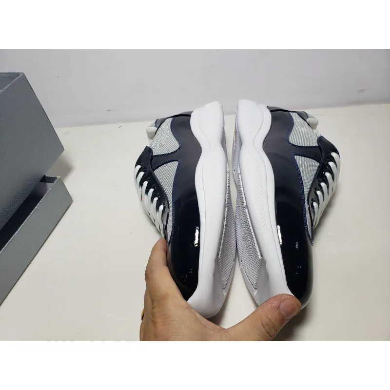 Replica Prada America's Cup low-top Sneakers Navy Blue