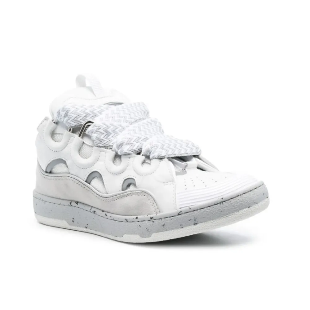 PKGoden Lanvin Curb Sneaker Grey White