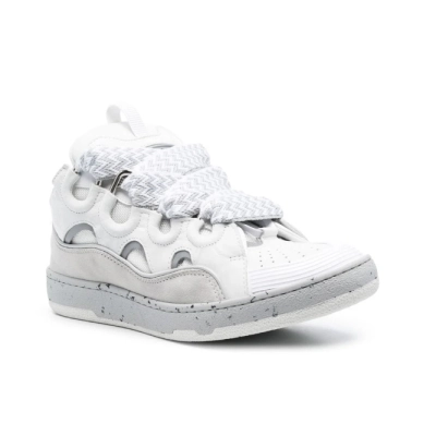 Lanvin Curb Sneaker Grey White 02