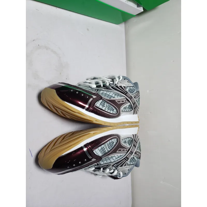 Replica Bottega Veneta Orbit low cut casual running shoes Wine Red