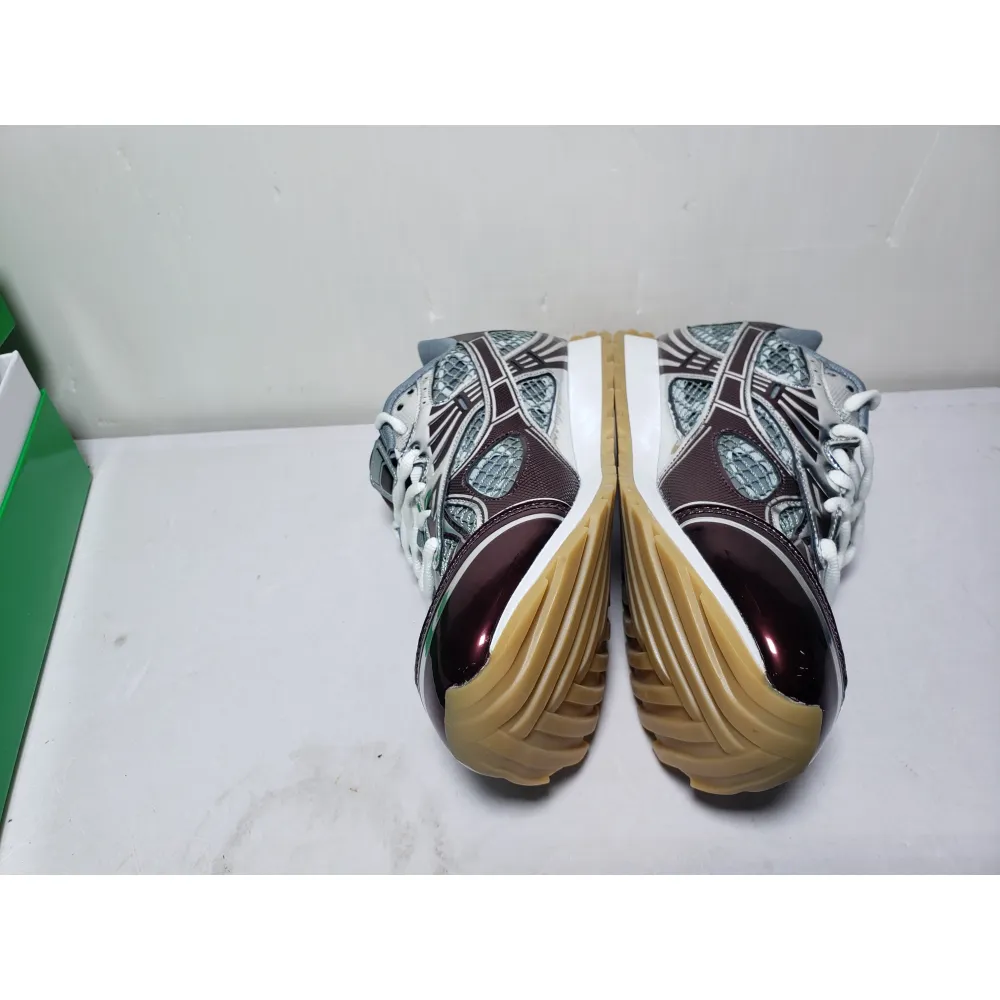 Replica Bottega Veneta Orbit low cut casual running shoes Wine Red