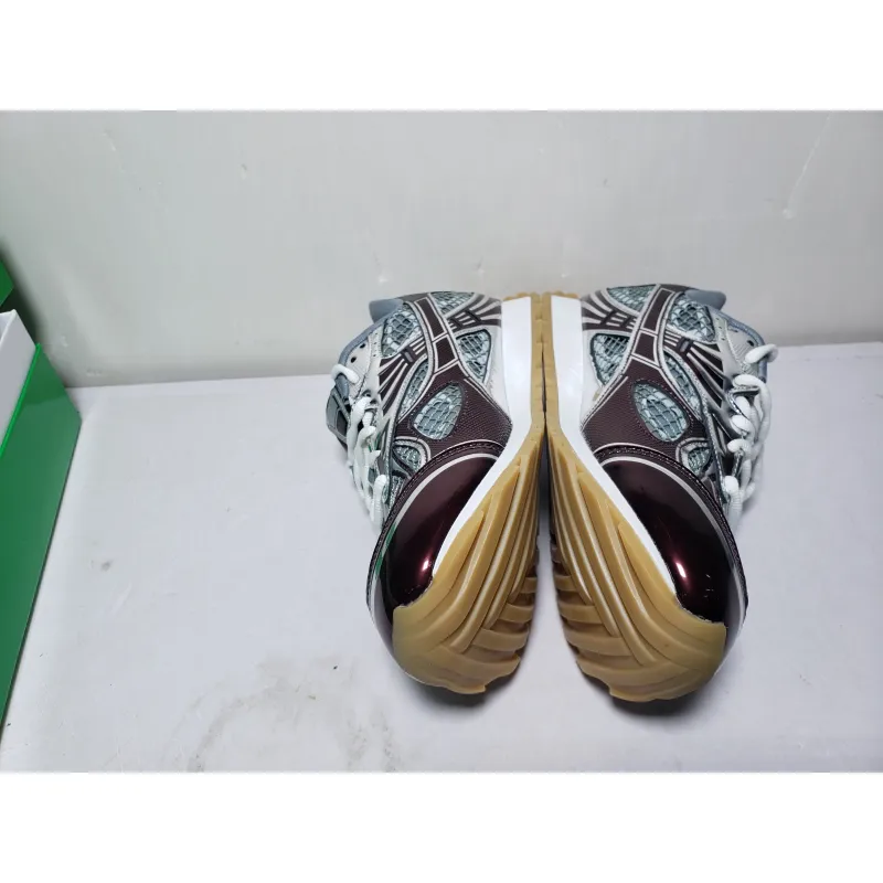 Replica Bottega Veneta Orbit low cut casual running shoes Wine Red