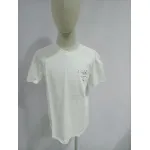 Prada three-dimensional laminated letter short sleeve white T-Shirts