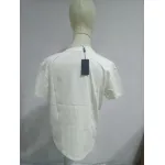 Prada three-dimensional laminated letter short sleeve white T-Shirts