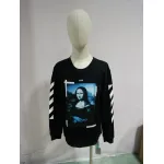 Off White Hoodie Monalisa Black/Blue