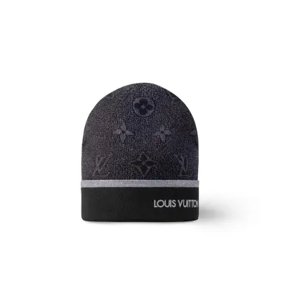 Louis Vuitton Wool Hat Black 01
