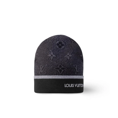 Louis Vuitton Wool Hat Black 01