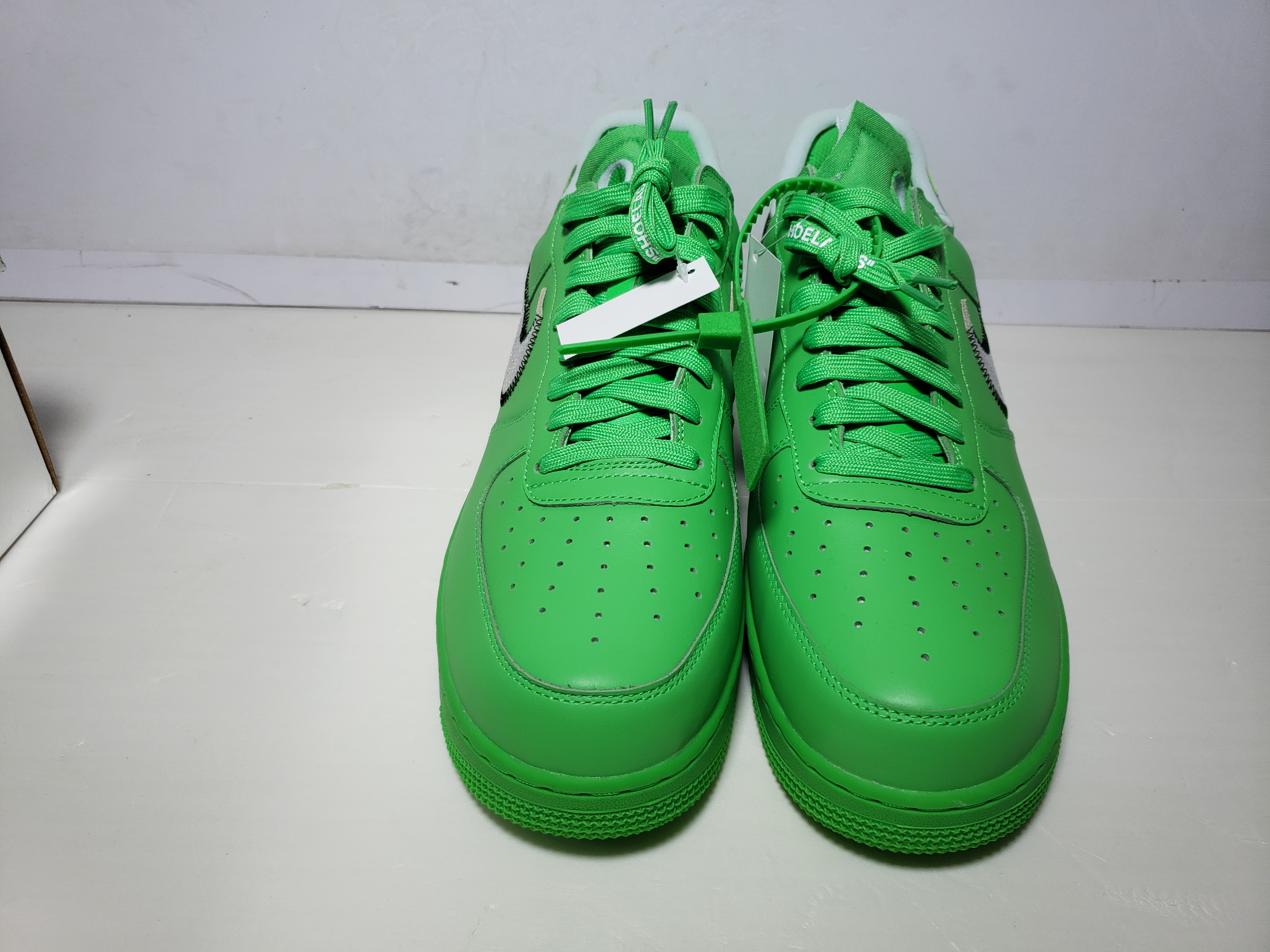 Replica Air Force 1 Low Off-White Light Green Spark,DX1419-300