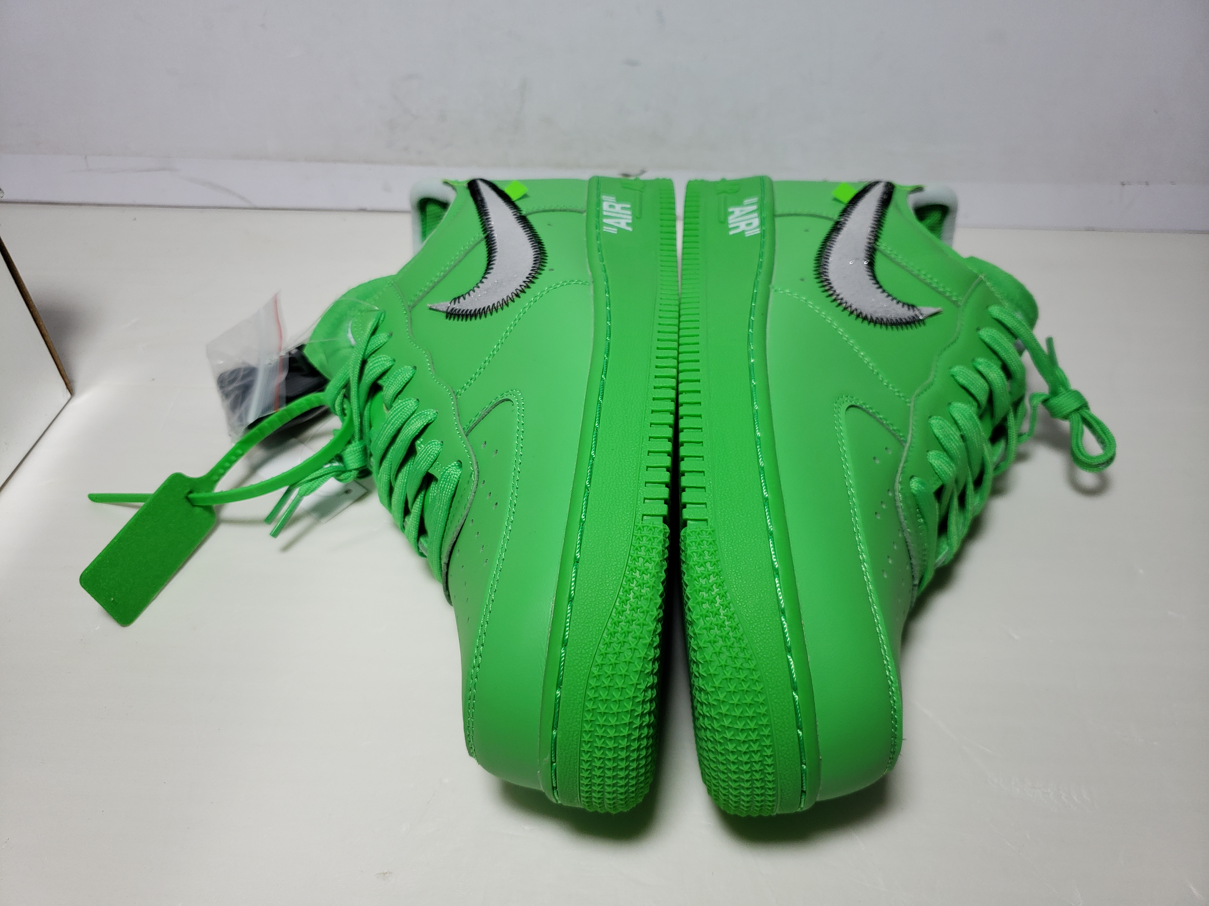 Replica Air Force 1 Low Off-White Light Green Spark,DX1419-300