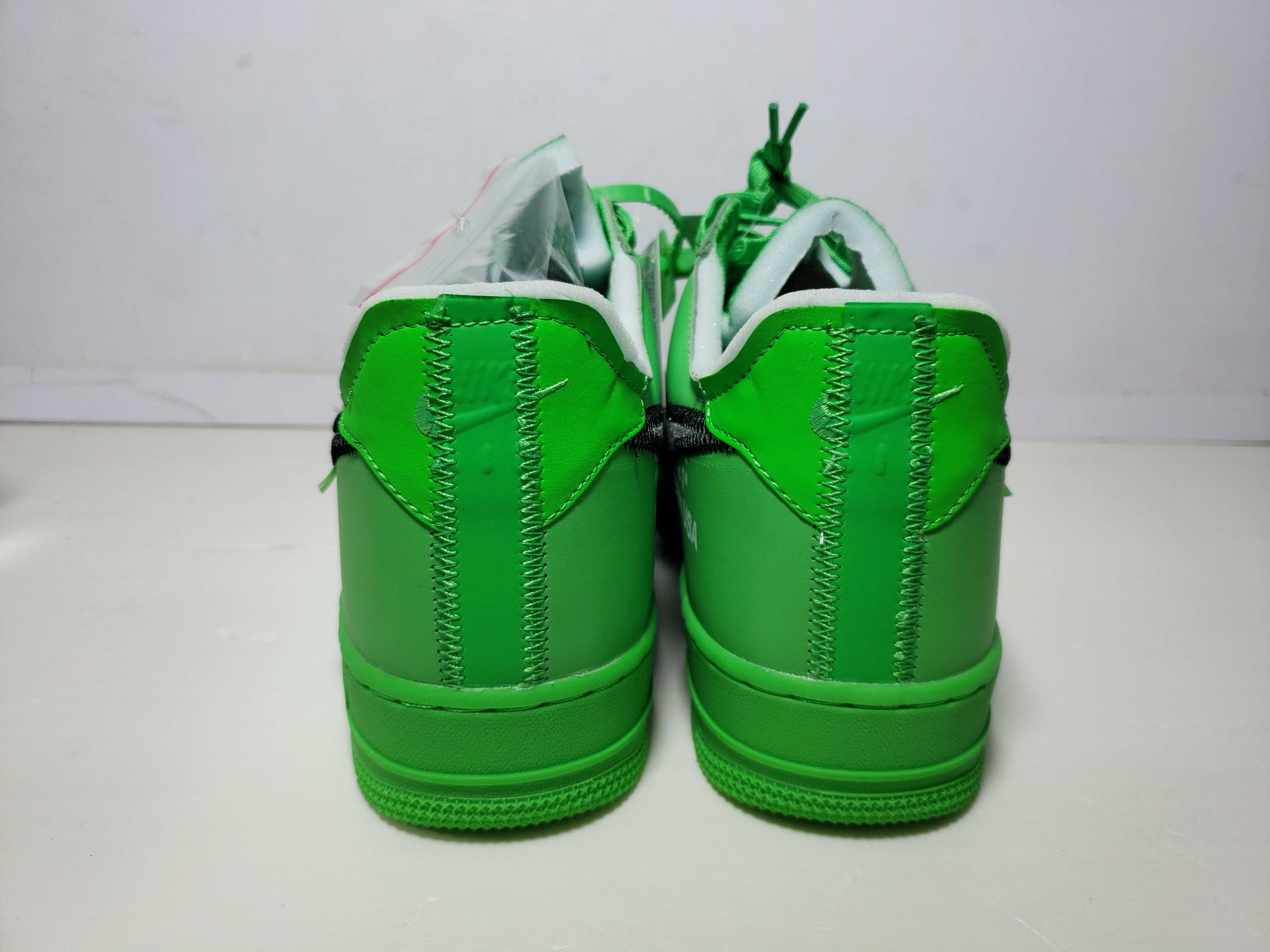 Replica Air Force 1 Low Off-White Light Green Spark,DX1419-300