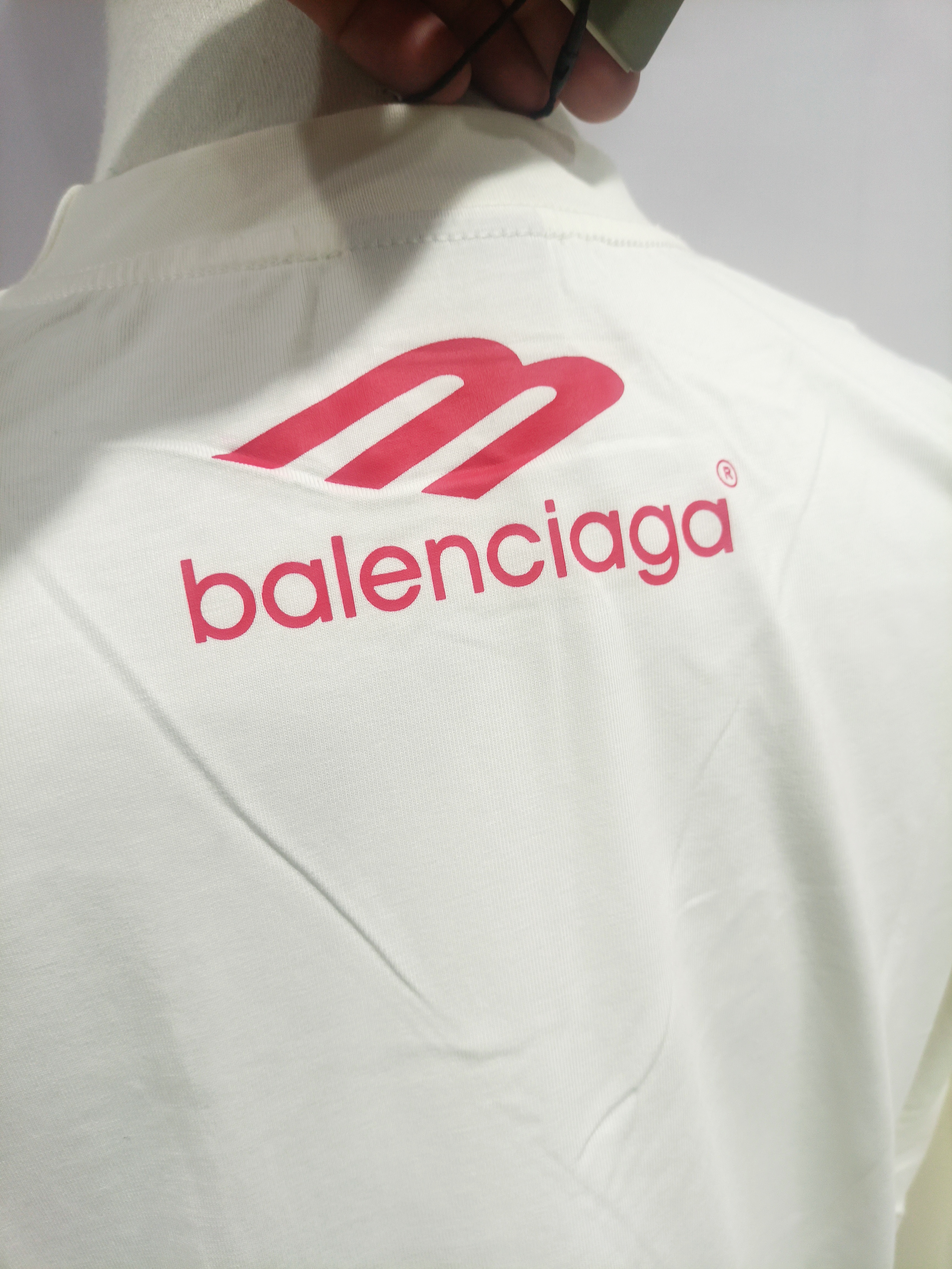 Balenciaga 23ss multi-element print full-mark long-sleeved T-shirt 2