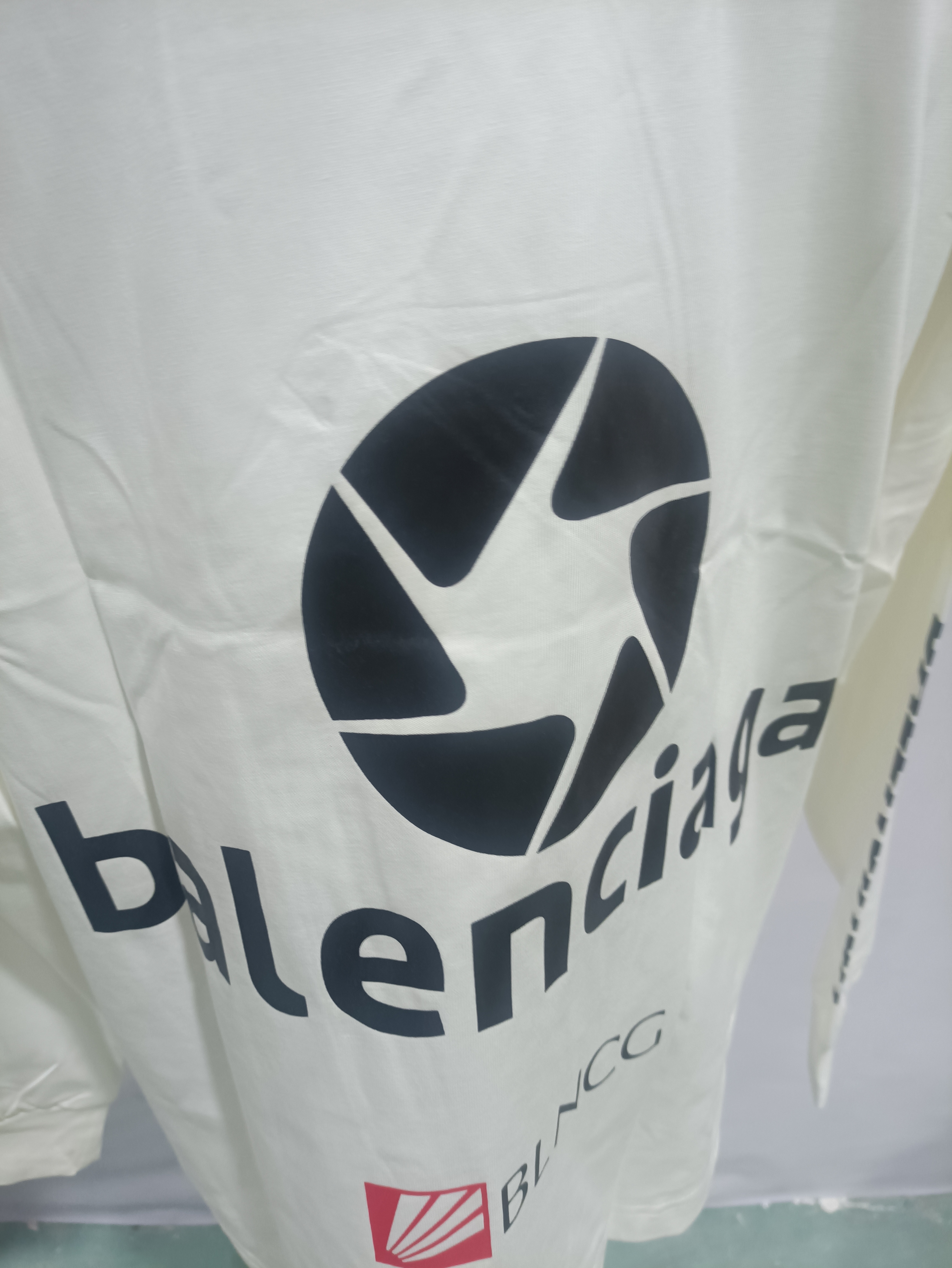 Balenciaga 23ss multi-element print full-mark long-sleeved T-shirt 2