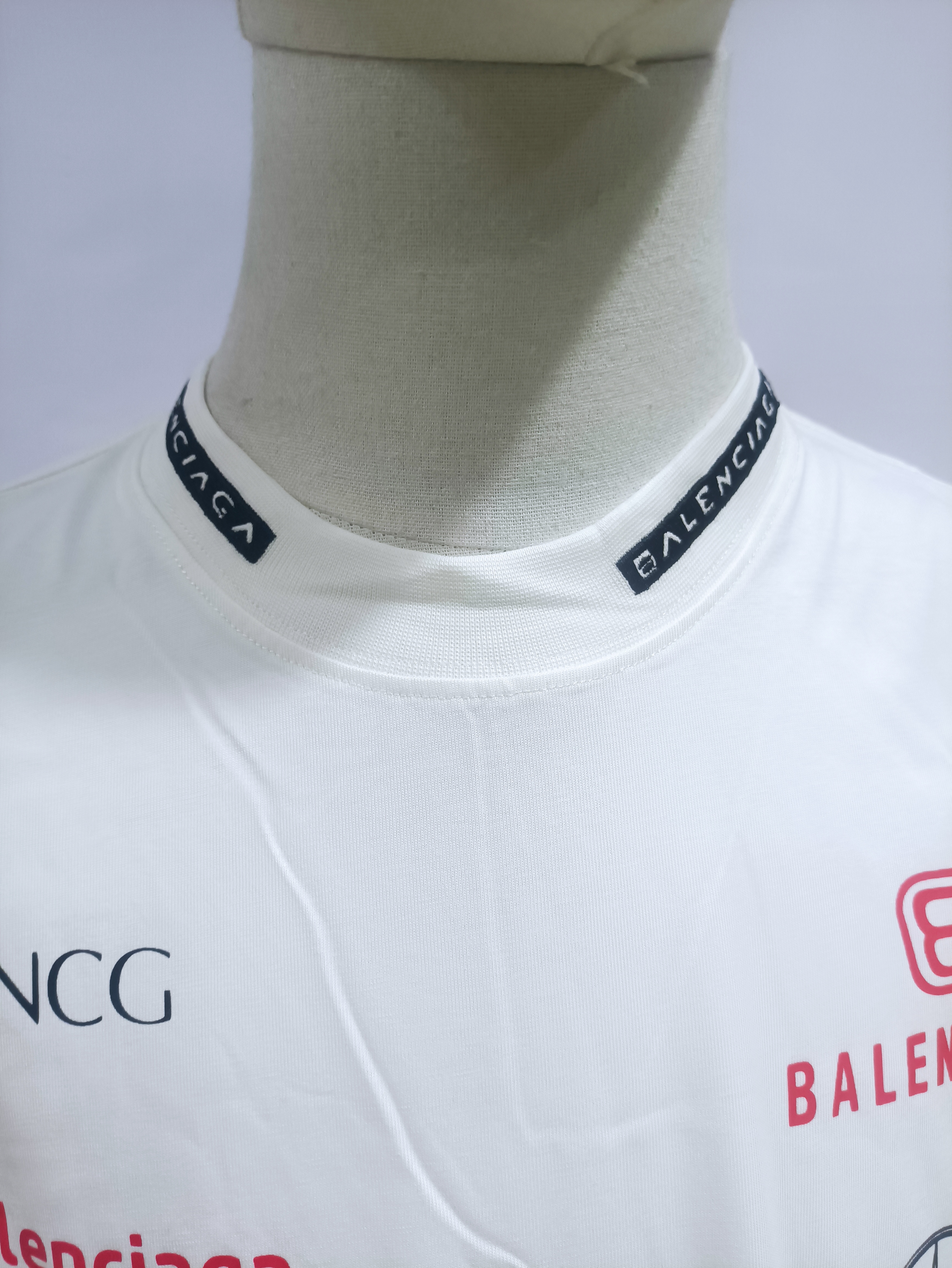 Balenciaga 23ss multi-element print full-mark long-sleeved T-shirt 2
