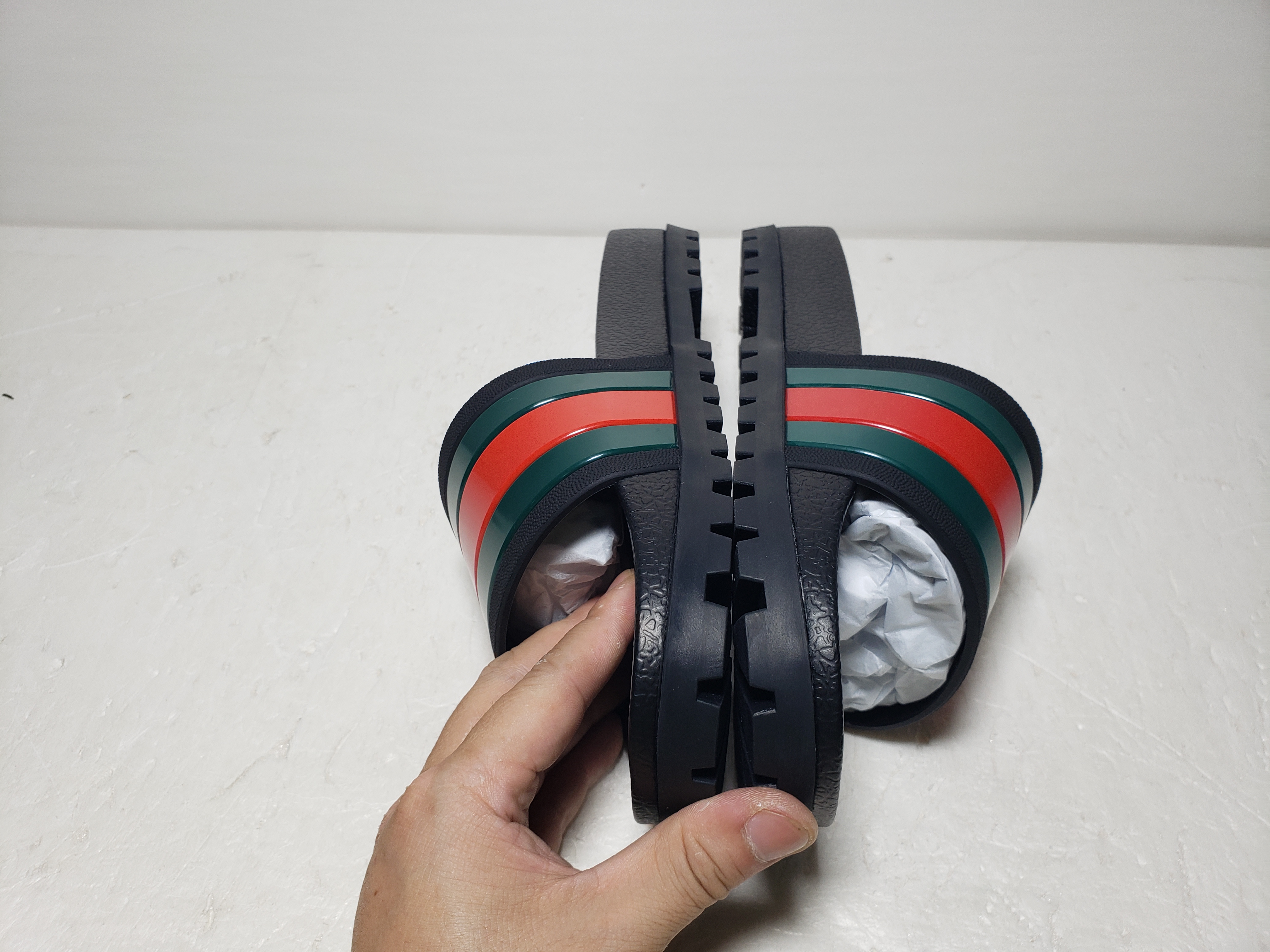 Gucci Web Slide Sandal Black