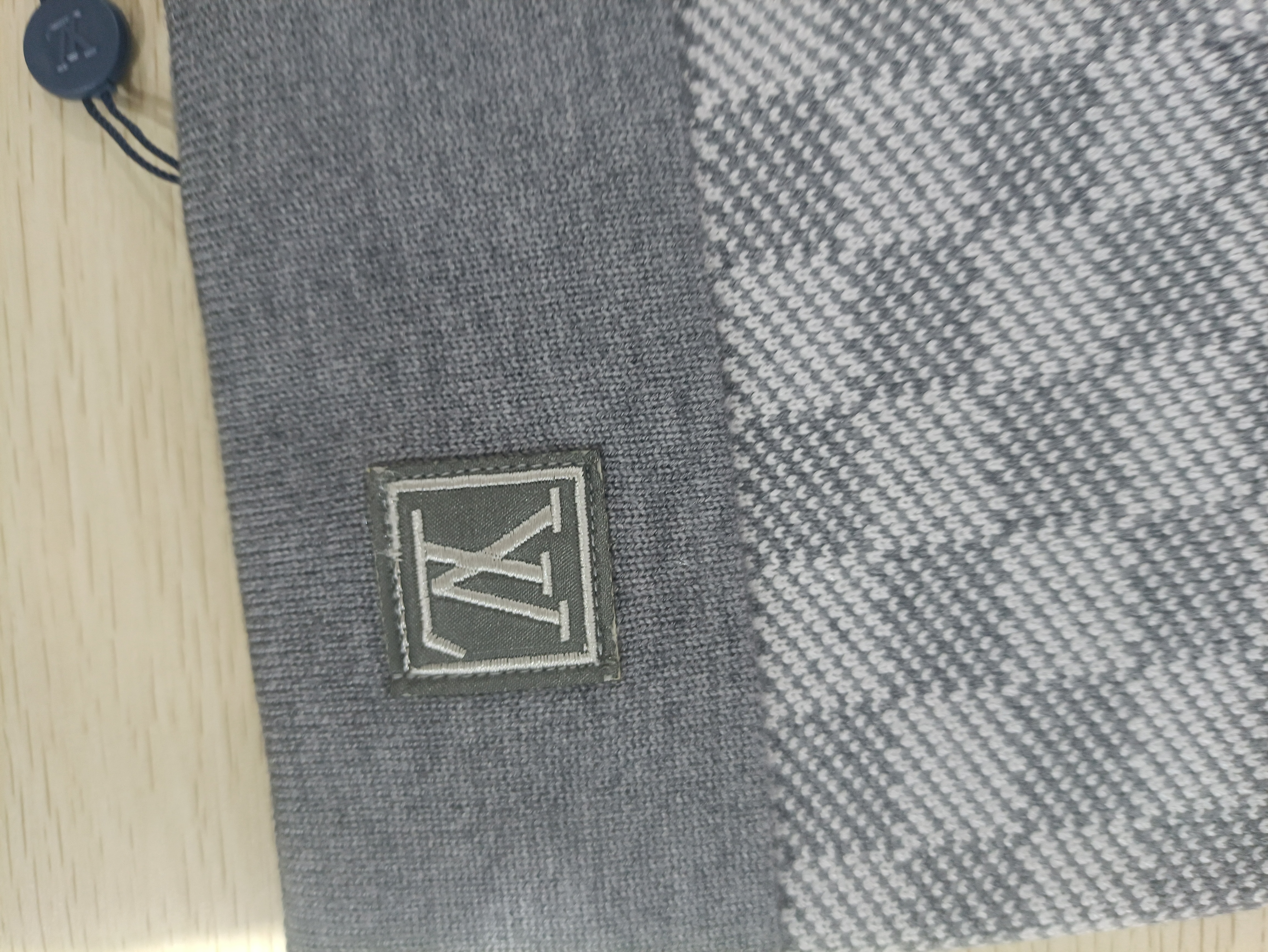 Louis Vuitton Wool Hat Beanie Grey