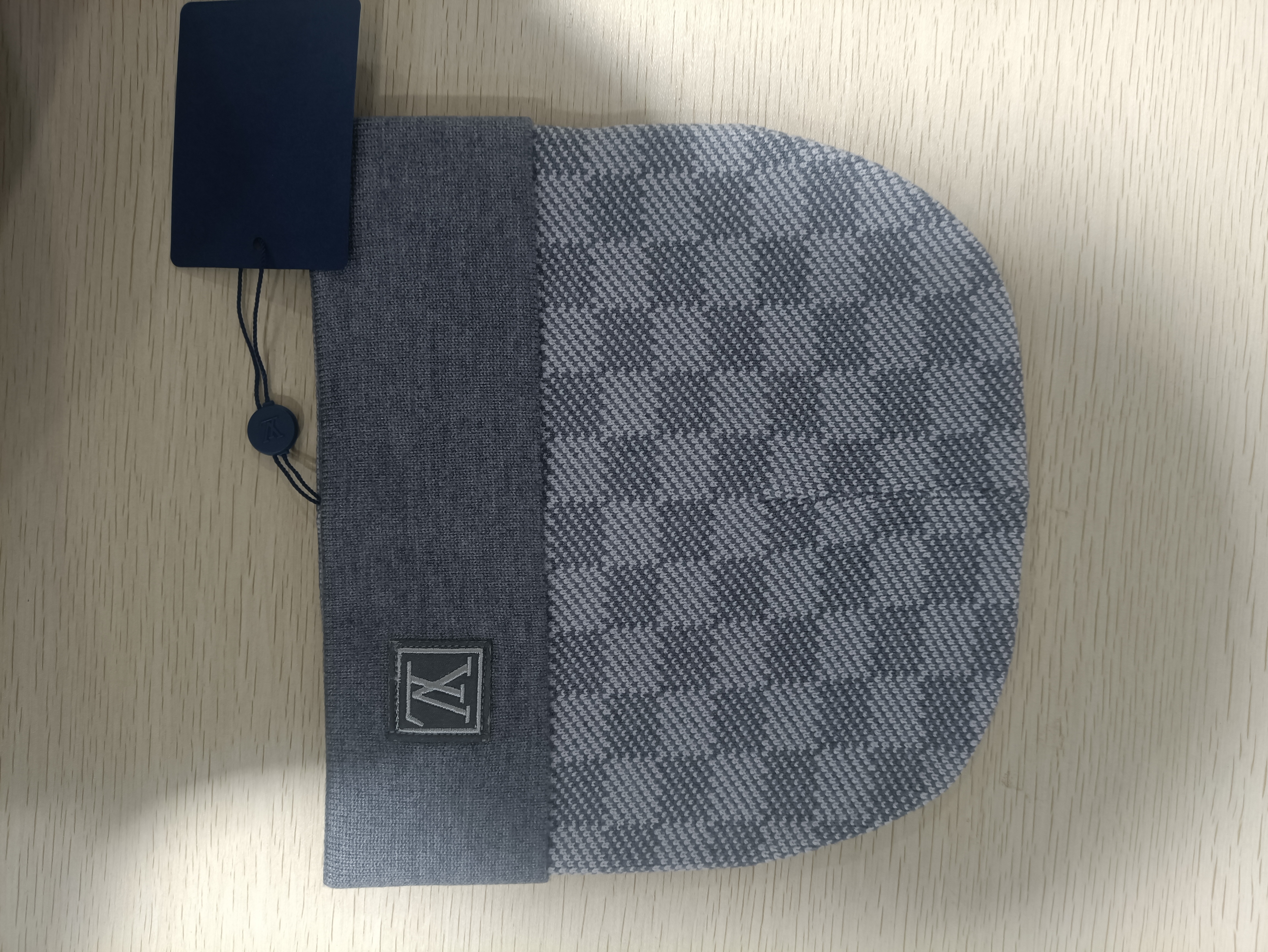 Louis Vuitton Wool Hat Beanie Grey