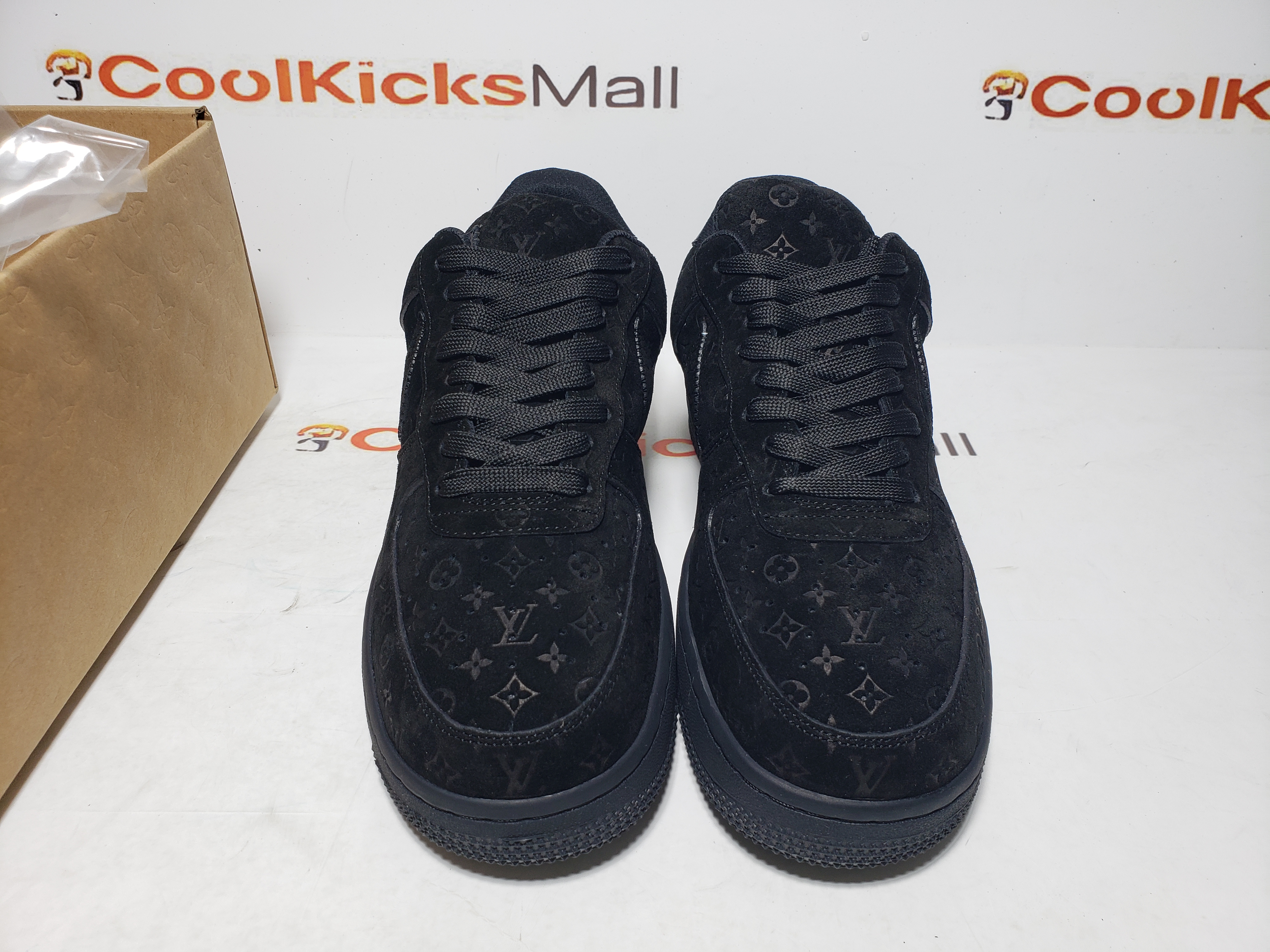 replica Louis Vuitton Nike Air Force 1 Low By Virgil Abloh Black