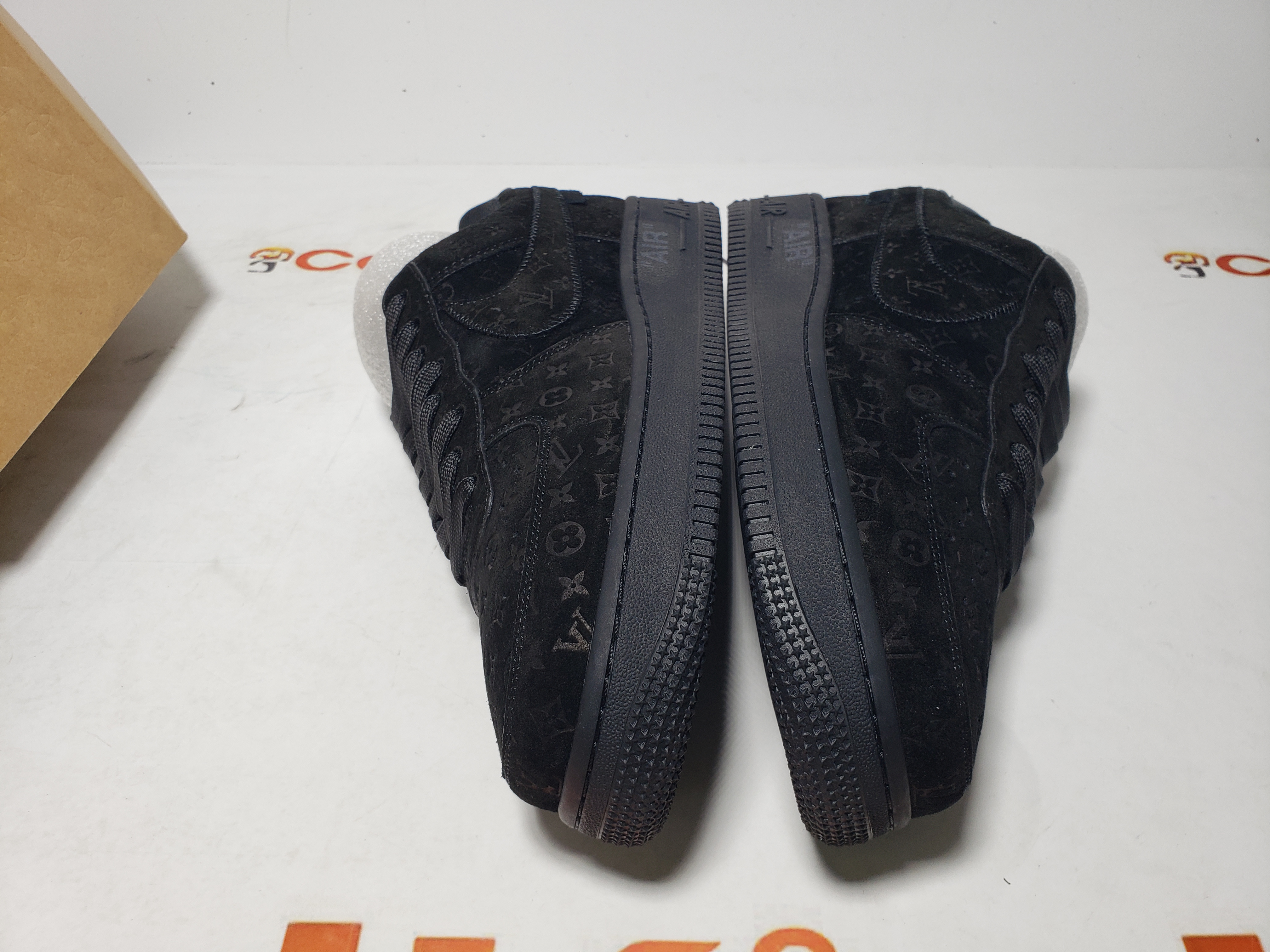 replica Louis Vuitton Nike Air Force 1 Low By Virgil Abloh Black