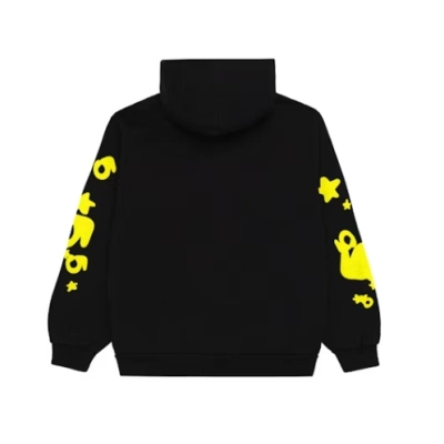 Sp5der Beluga Hoodie Onyx Yellow 02