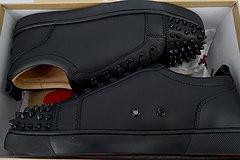 Christian Louboutin Louis Junior Spikes Black