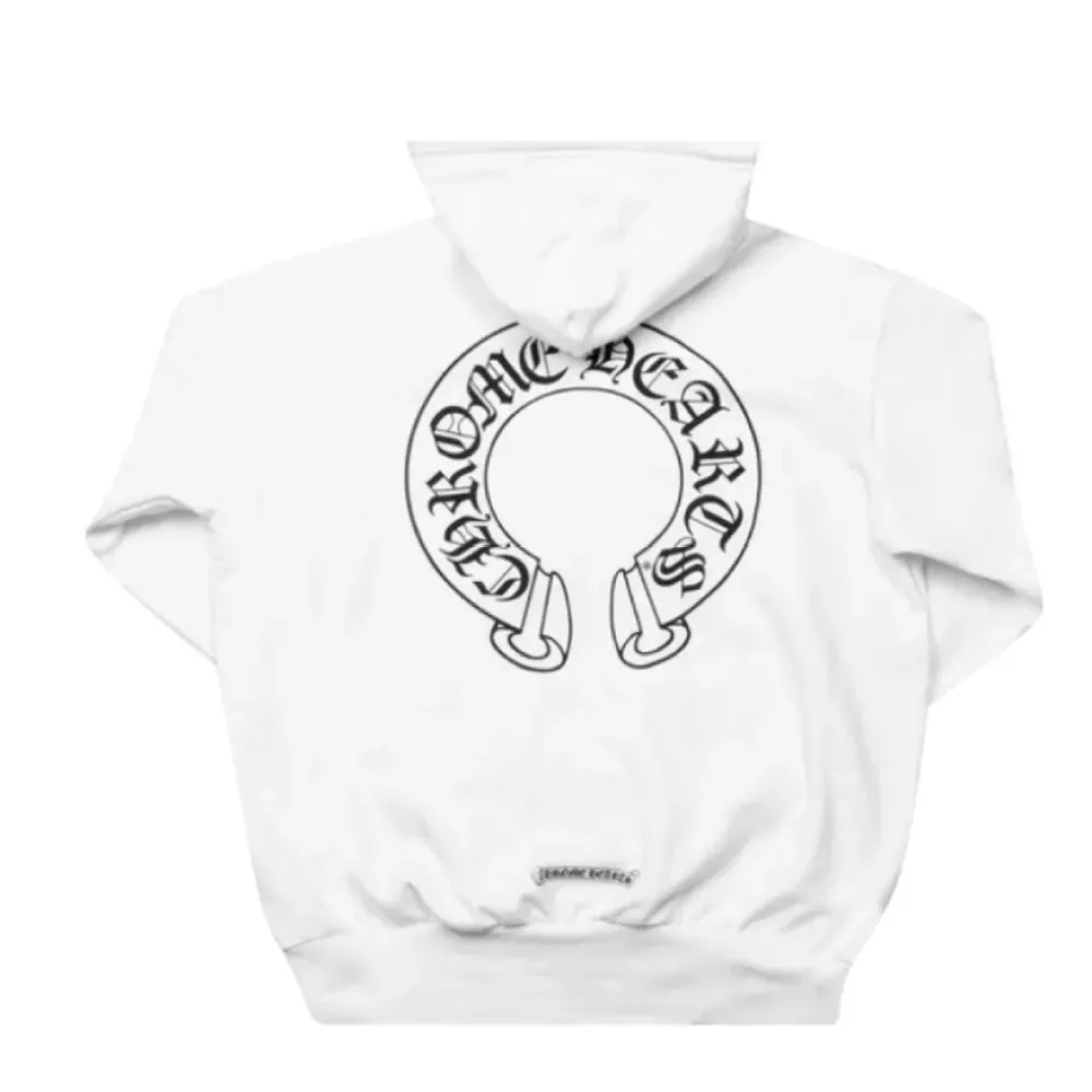 Chrome Hearts hoodies Floral Cross hoodie White