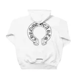 Chrome Hearts hoodies Floral Cross hoodie White