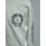 Chrome Hearts hoodies Floral Cross hoodie White