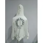 Chrome Hearts hoodies Floral Cross hoodie White