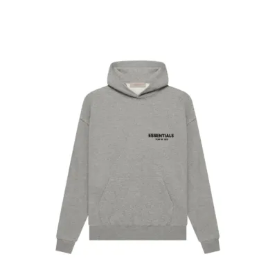 Fear of God Essentials Hoodie 'Dark Oatmeal' 01