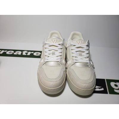 Replica Louis Vuitton Trainer White Denim,MS0241 02