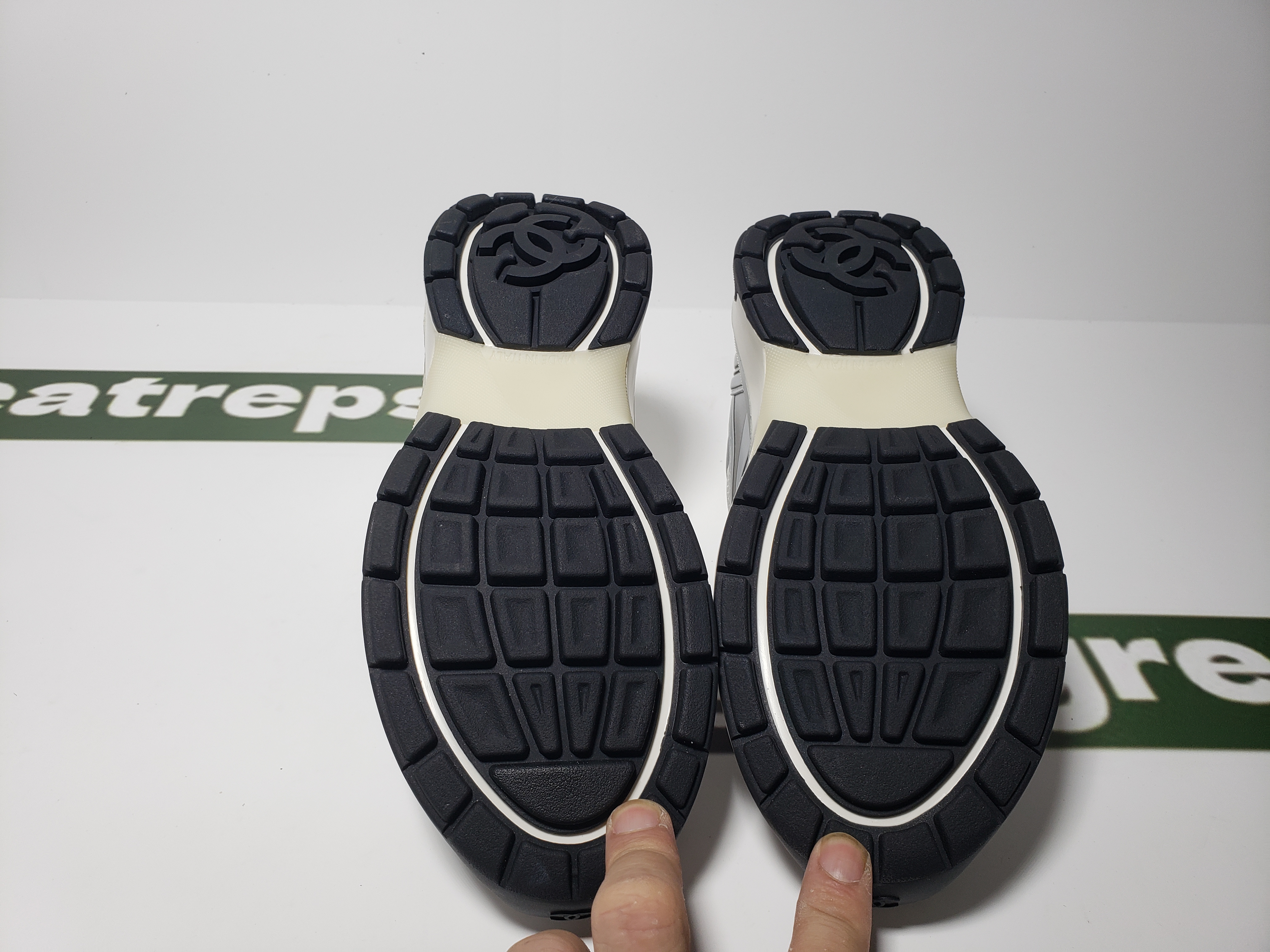 Replica Chanel Silver Black