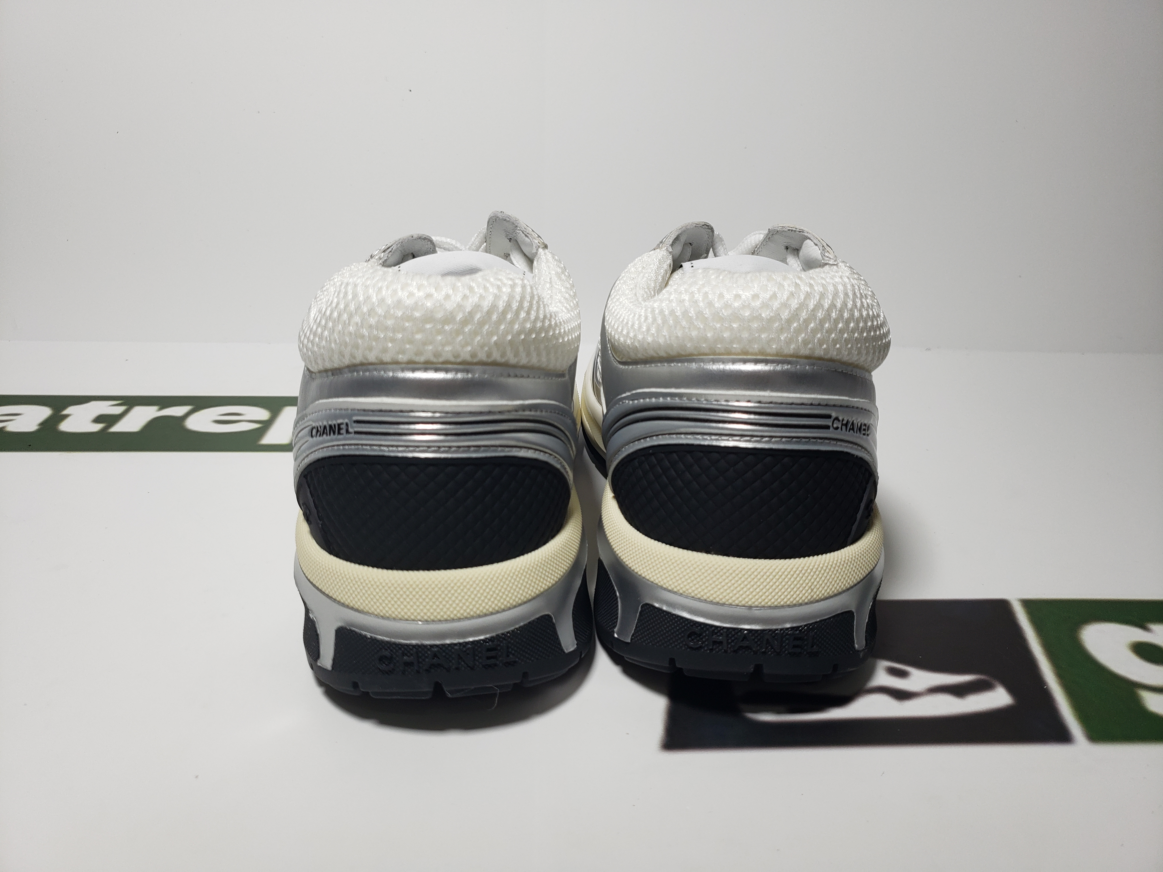 Replica Chanel Silver Black