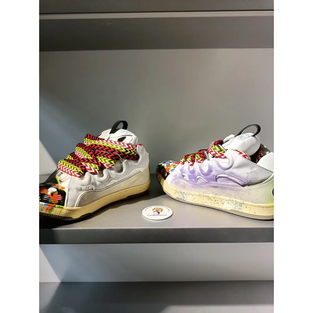 PKGoden Lanvin Leather Curb Gallery Dept White/Multicolor