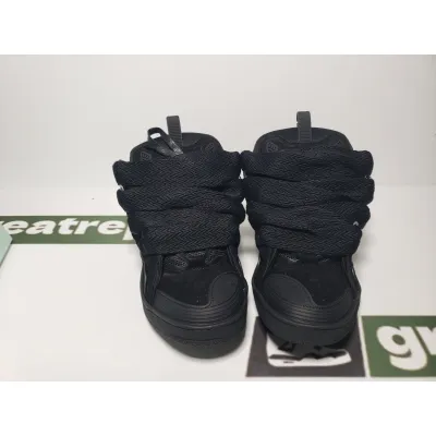 Lanvin Leather Curb Triple Black 02