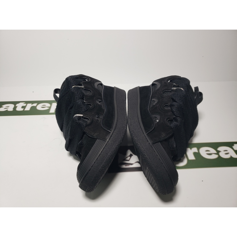 Flash sale | PKGoden Lanvin Leather Curb Triple Black
